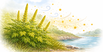 ブタクサ花粉の特徴