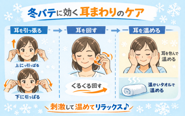 冬バテに効く耳まわりのケア