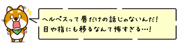 ヘルペスって唇だけの話じゃないんだ！目や指にも移るなんて怖すぎる…！