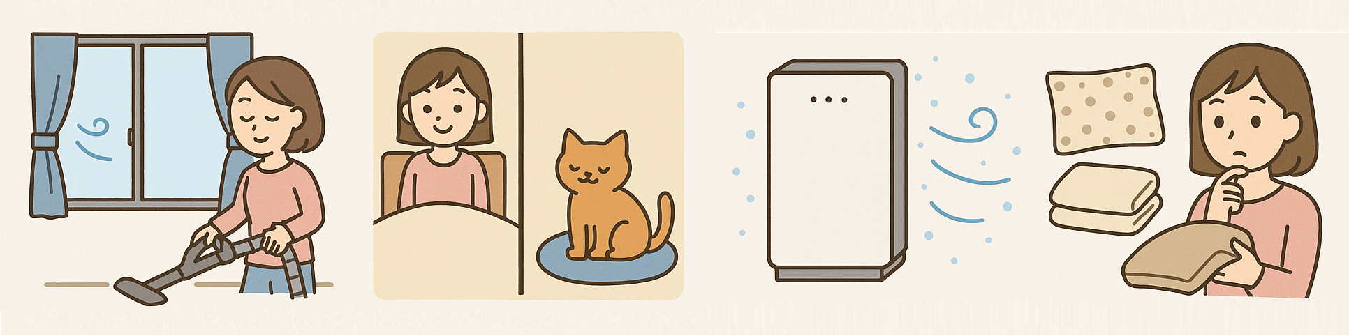 すぐ始められる生活環境の工夫