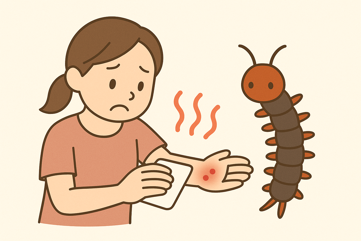 温める対応が適しているのは「ムカデだけ」