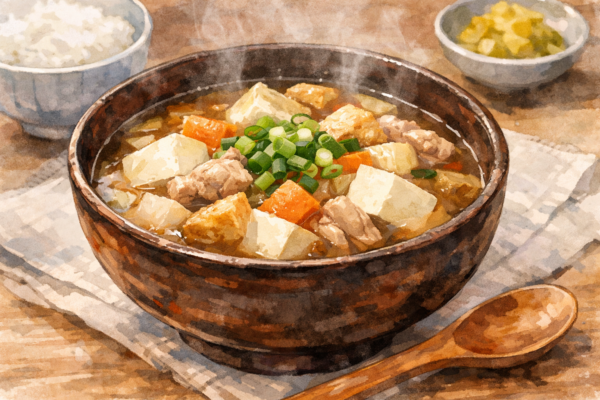 おすすめレシピ① あったか具だくさん味噌汁（主役級スープ）