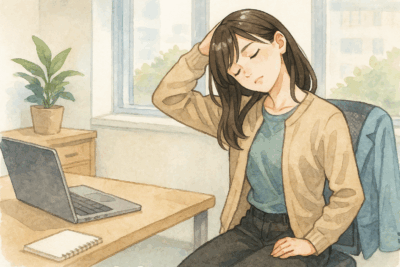 首の横のばし