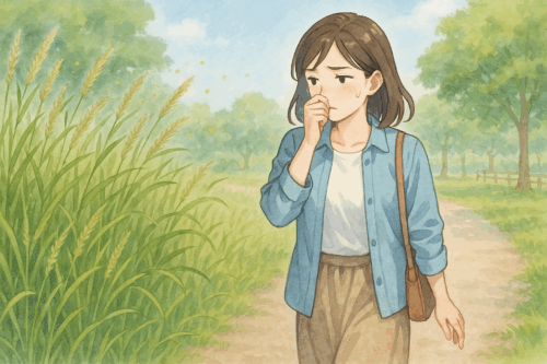 ② 草むらに近づかない